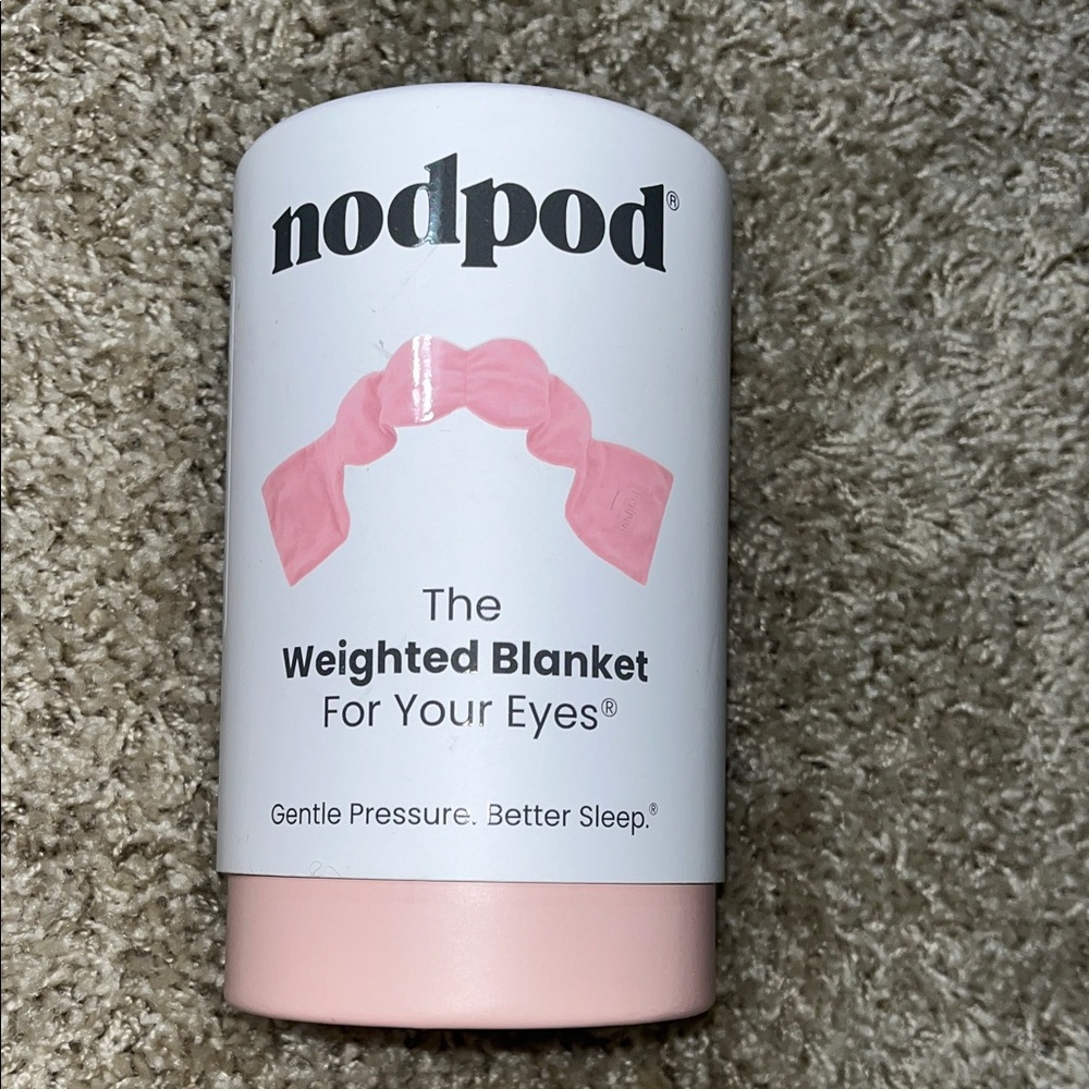 Pink Weighted Eye Mask